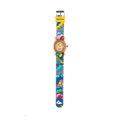 Mini New Wave Maple & Yellow Tide Canvas