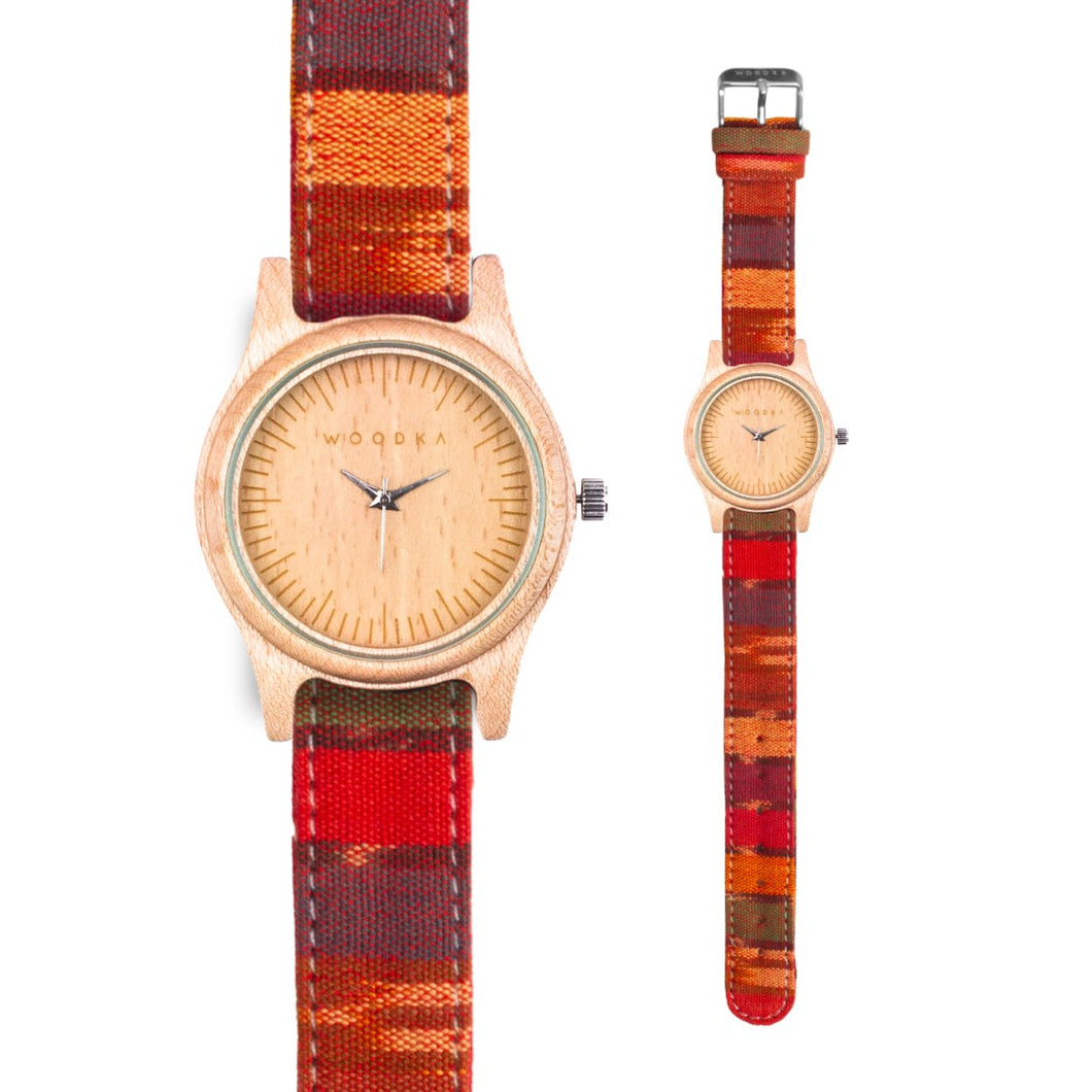 Loca Maple & Solara Orange Tenun