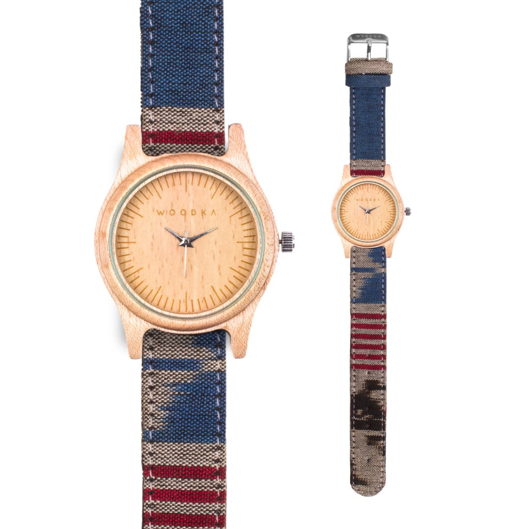 Loca Maple & Eterna Blue Tenun