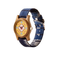 Load image into Gallery viewer, Mini Loca Jati Tegel Pesona &amp; Saka Biru Tenun Tenun Strap
