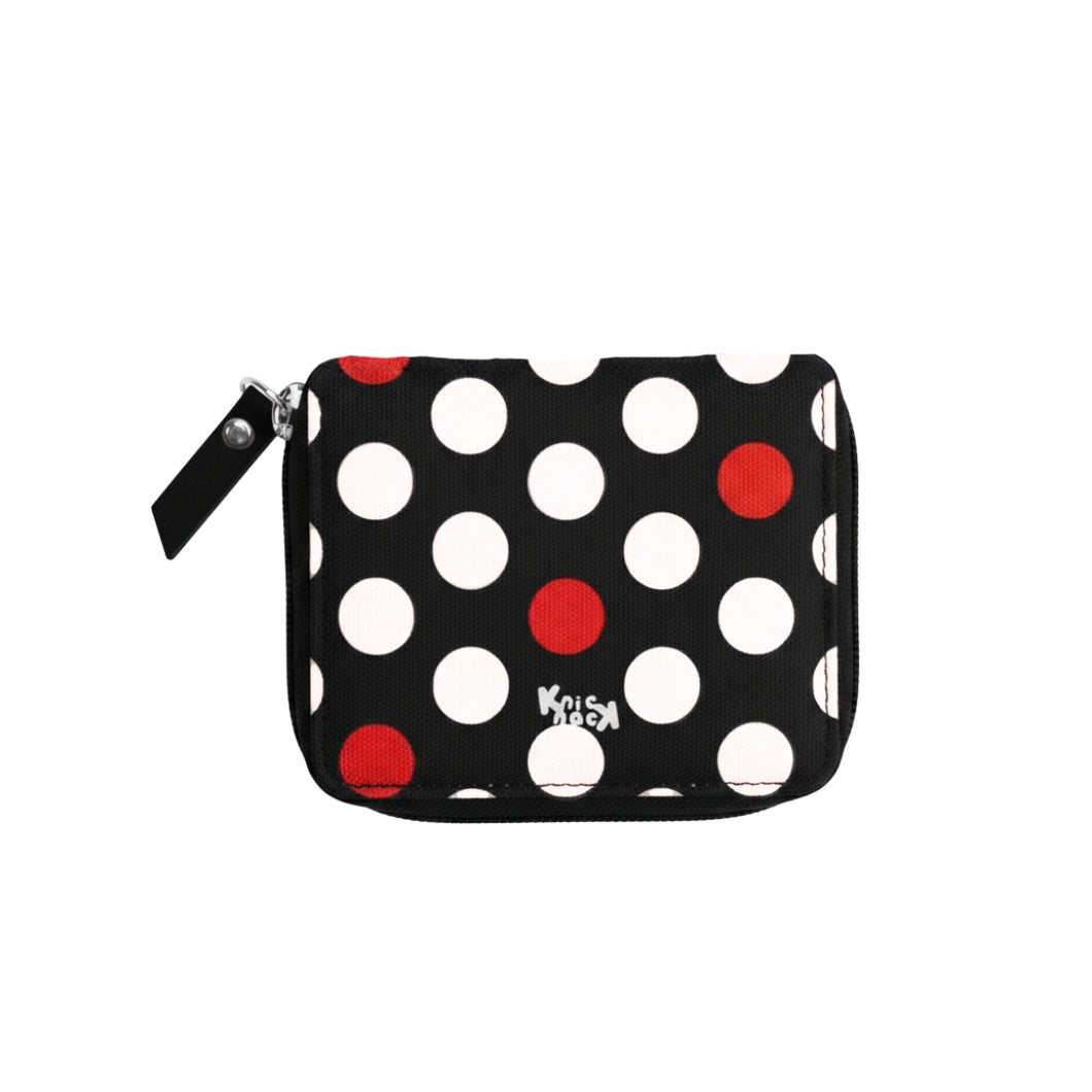 Zipper Wallet Polkadot Night Dots