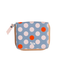 Load image into Gallery viewer, Zipper Wallet Polkadot Sunny Dots
