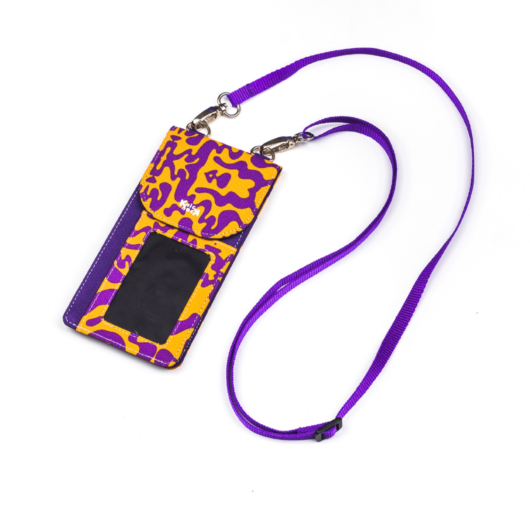Phone Wallet SMF Purple Yellow