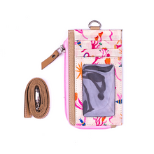 Load image into Gallery viewer, Zipper Id Card Wallet Bloem Pink Orange
