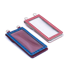Load image into Gallery viewer, Phone Wallet Plaid Maroon
